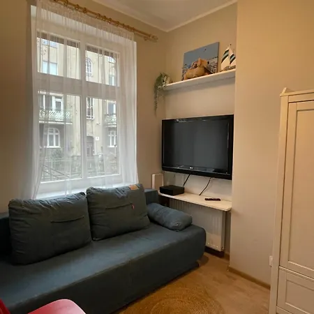 アパート Home3city Przytulny 300 M Od Plazy ソポト